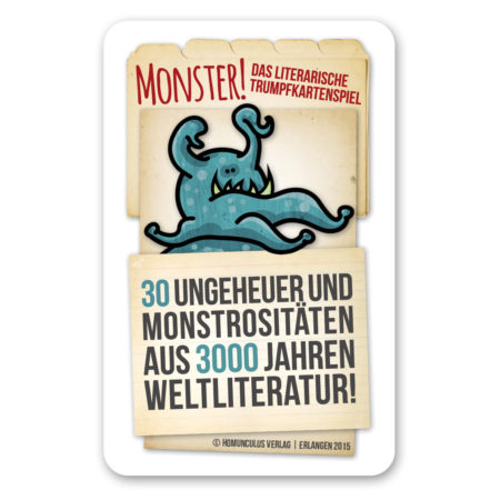 Cover: Monster! Das literarische Trumpfkartenspiel